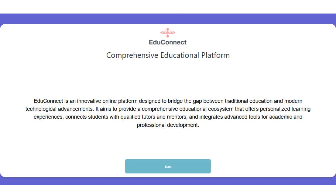 EduConnect Learning Platform